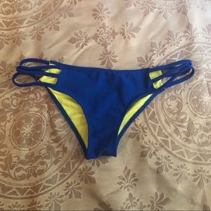 Forever 21 royal blue bikini bottoms. Small